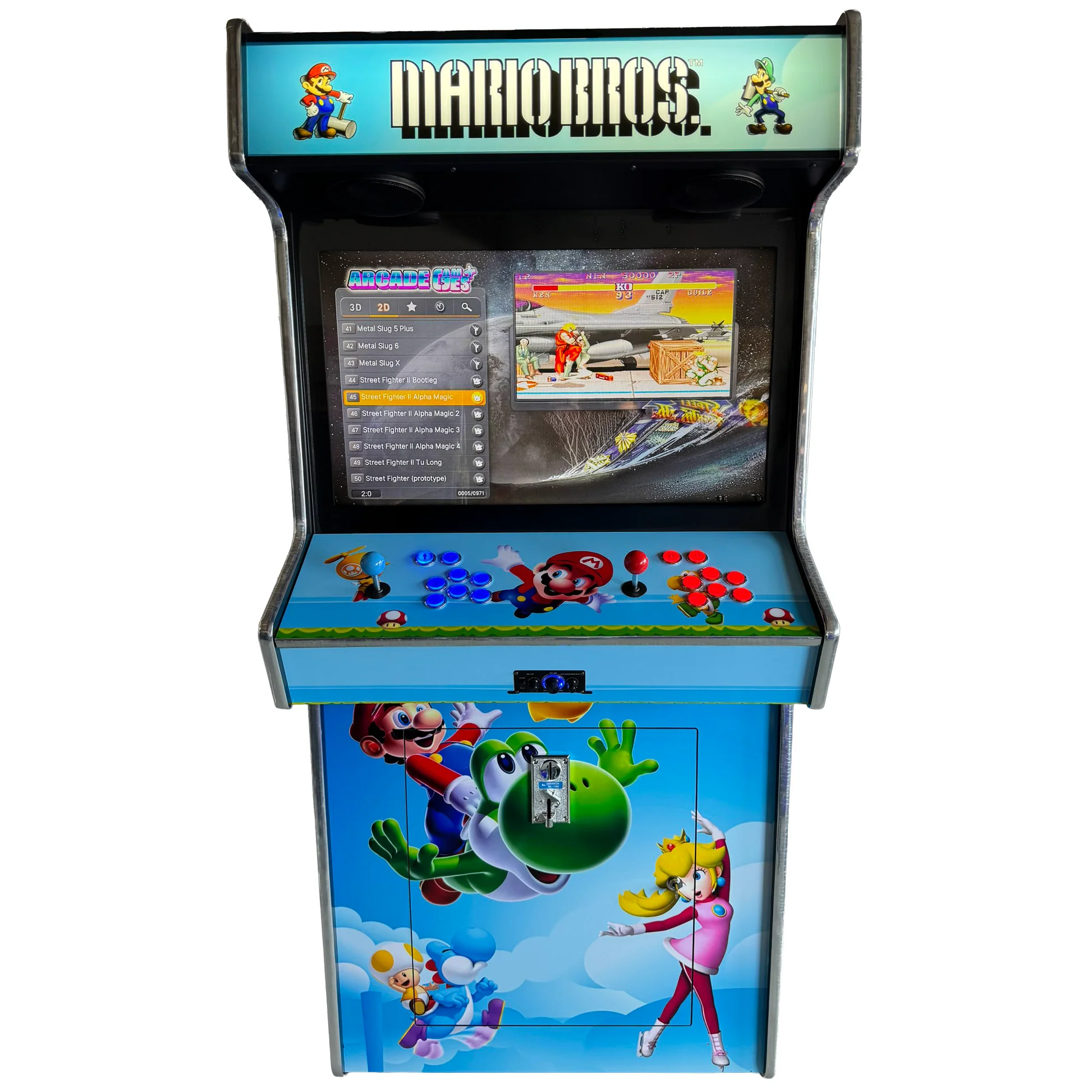 32″ LCD 2 Player Slim Upright Arcade Machine - MB - Image 2