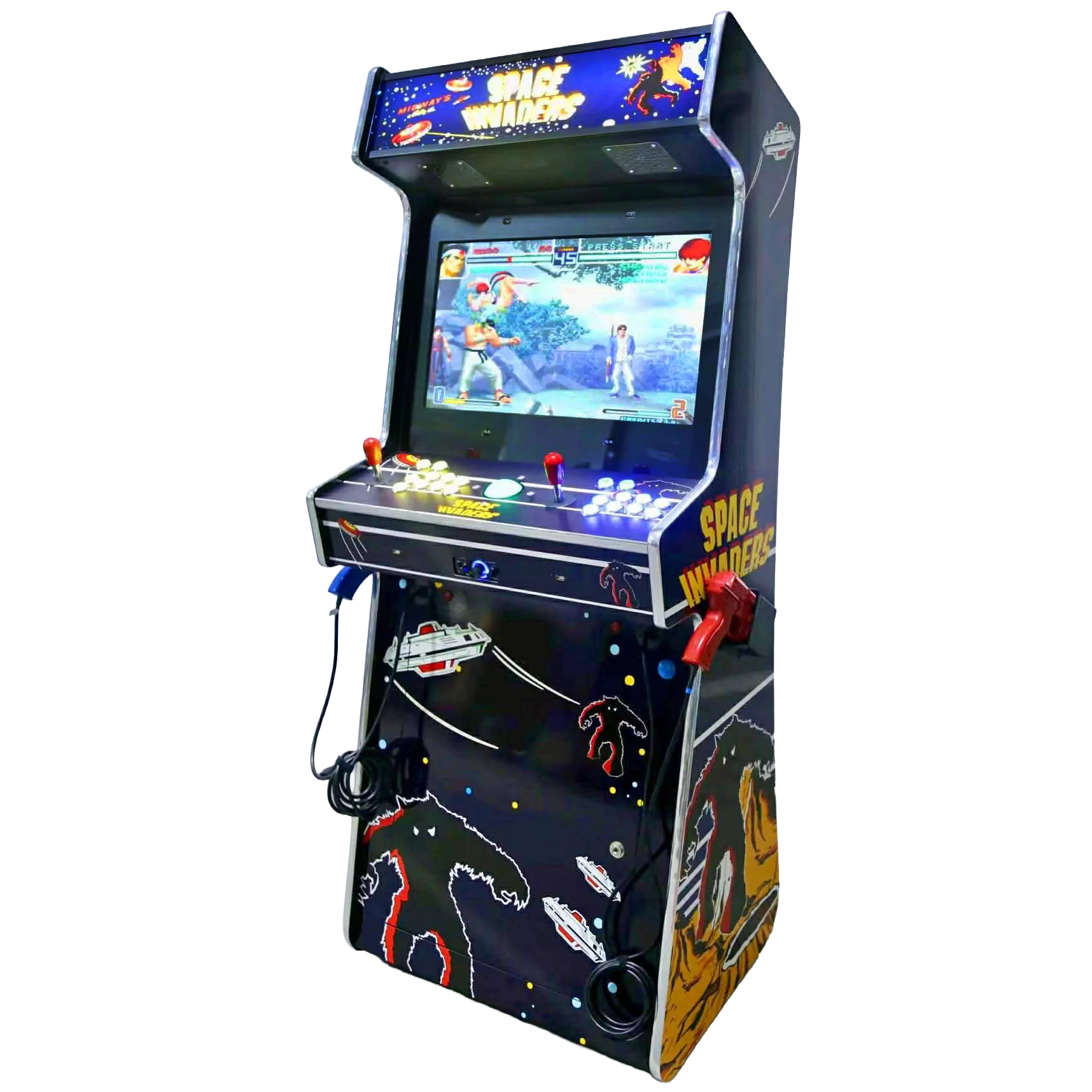 32″ LCD 2 Player Slim Upright Arcade Machine with light gun support - SI
