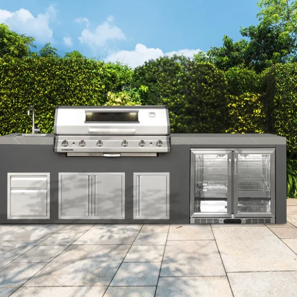 EVERDURE/NEO Bayview 6 burner BBQ Island Module with  Beverage Cooler
