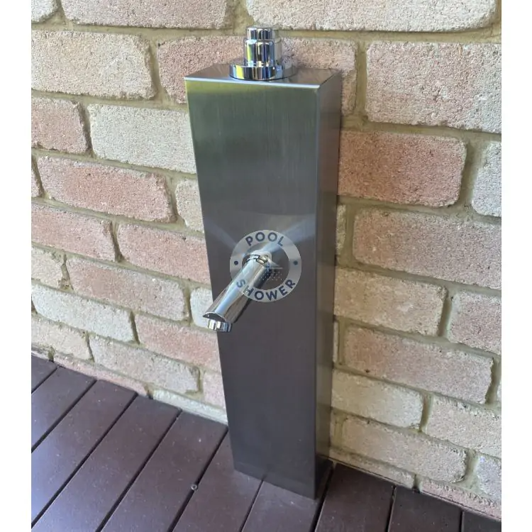 Eco-Friendly Push-Button Outdoor Foot Wash Station with 15-Second Timer – 316L Marine Grade Stainless Steel (Cold Water Only) - Image 4