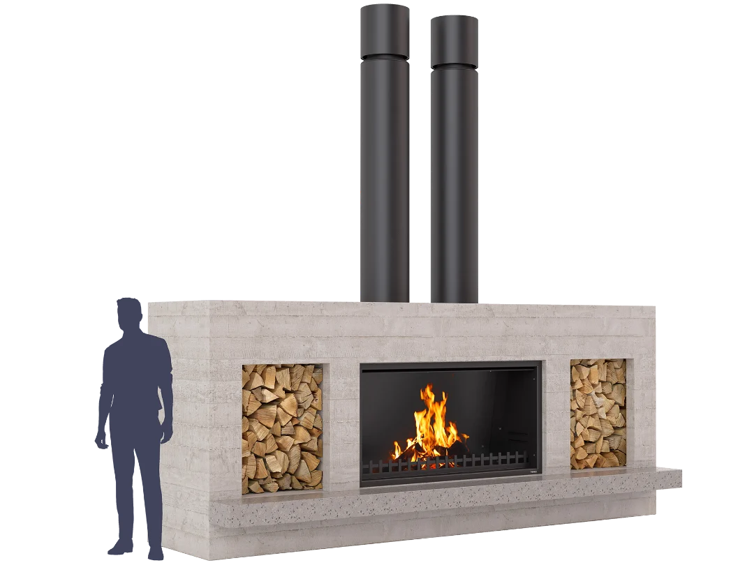 Twin Peak fireplace