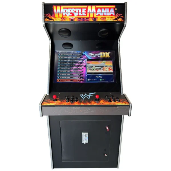 32″ LCD 2 Player Upright Arcade Machine - Wrestle Mania