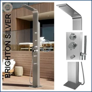 (FOR MELBOURNE CUSTOMERS ONLY) Brighton Silver 316L Stainless Steel Marine Grade WATERMARK REGISTERED Outdoor Indoor Massage Pool Shower
